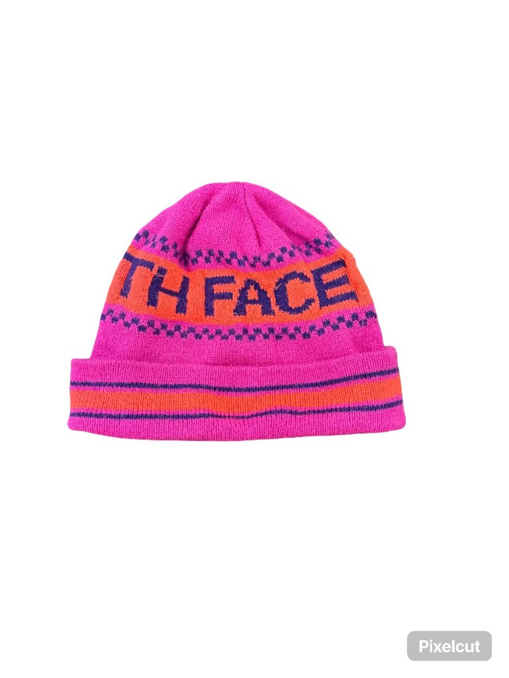 Rare Vintage The North Face Cuffed Toque Hat Beanie